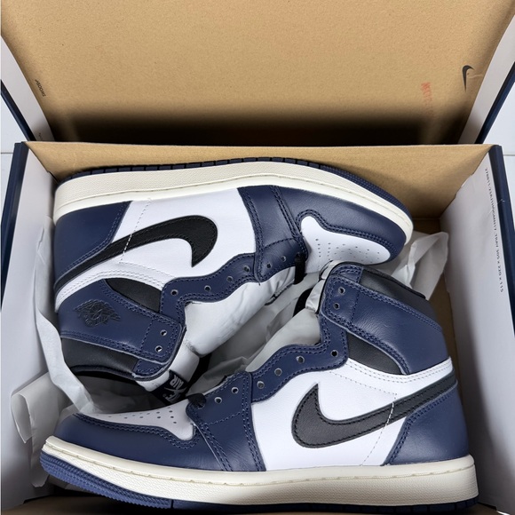 Nike Air Jordan 1 Retro High OG Mens 6.5 DZ5485-401 Midnight Navy White - Picture 7 of 9